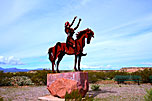 Warrior At San Carlos Memorial